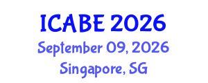 International Conference on Agricultural and Biological Engineering (ICABE) September 09, 2026 - Singapore, Singapore