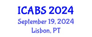 International Conference on Agricultural and Biological Sciences (ICABS) September 19, 2024 - Lisbon, Portugal