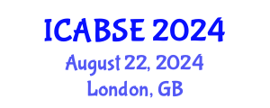 International Conference on Agricultural and Biological Systems Engineering (ICABSE) August 22, 2024 - London, United Kingdom