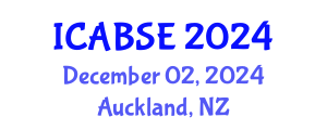 International Conference on Agricultural and Biological Systems Engineering (ICABSE) December 02, 2024 - Auckland, New Zealand