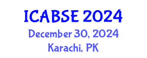 International Conference on Agricultural and Biological Systems Engineering (ICABSE) December 30, 2024 - Karachi, Pakistan