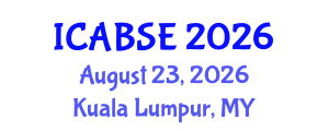 International Conference on Agricultural and Biological Systems Engineering (ICABSE) August 23, 2026 - Kuala Lumpur, Malaysia