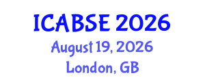 International Conference on Agricultural and Biological Systems Engineering (ICABSE) August 19, 2026 - London, United Kingdom