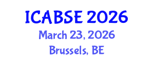 International Conference on Agricultural and Biological Systems Engineering (ICABSE) March 23, 2026 - Brussels, Belgium International Conference on Agricultural and Biological Systems Engineering (ICABSE) March 23, 2026 - Brussels, Belgium