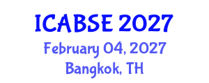 International Conference on Agricultural and Biological Systems Engineering (ICABSE) February 04, 2027 - Bangkok, Thailand International Conference on Agricultural and Biological Systems Engineering (ICABSE) February 04, 2027 - Bangkok, Thailand