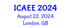 International Conference on Agricultural and Environmental Engineering (ICAEE) August 22, 2024 - London, United Kingdom
