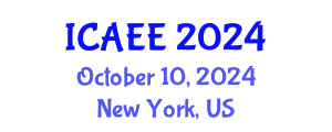 International Conference on Agricultural and Environmental Engineering (ICAEE) October 10, 2024 - New York, United States