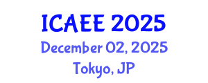 International Conference on Agricultural and Environmental Engineering (ICAEE) December 02, 2025 - Tokyo, Japan