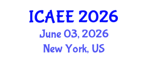 International Conference on Agricultural and Environmental Engineering (ICAEE) June 03, 2026 - New York, United States