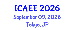 International Conference on Agricultural and Environmental Engineering (ICAEE) September 09, 2026 - Tokyo, Japan