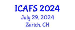 International Conference on Agricultural and Farming Systems (ICAFS) July 29, 2024 - Zurich, Switzerland