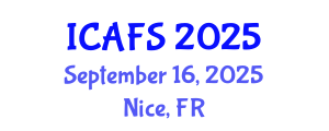 International Conference on Agricultural and Farming Systems (ICAFS) September 16, 2025 - Nice, France