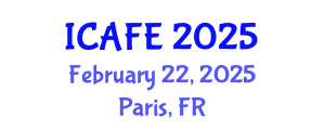 International Conference on Agricultural and Food Engineering (ICAFE) February 22, 2025 - Paris, France