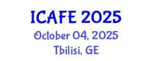 International Conference on Agricultural and Food Engineering (ICAFE) October 04, 2025 - Tbilisi, Georgia