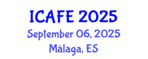International Conference on Agricultural and Food Engineering (ICAFE) September 06, 2025 - Málaga, Spain