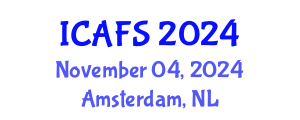 International Conference on Agricultural and Food Sciences (ICAFS) November 04, 2024 - Amsterdam, Netherlands