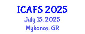 International Conference on Agricultural and Food Sciences (ICAFS) July 15, 2025 - Mykonos, Greece