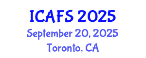 International Conference on Agricultural and Food Sciences (ICAFS) September 20, 2025 - Toronto, Canada