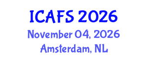 International Conference on Agricultural and Food Sciences (ICAFS) November 04, 2026 - Amsterdam, Netherlands