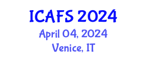 International Conference on Agricultural and Food Systems (ICAFS) April 04, 2024 - Venice, Italy
