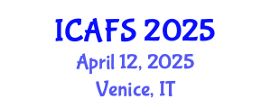 International Conference on Agricultural and Food Systems (ICAFS) April 12, 2025 - Venice, Italy