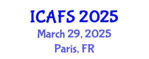 International Conference on Agricultural and Food Systems (ICAFS) March 29, 2025 - Paris, France