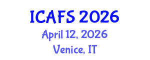 International Conference on Agricultural and Food Systems (ICAFS) April 12, 2026 - Venice, Italy