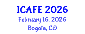 International Conference on Agricultural and Forestry Engineering (ICAFE) February 16, 2026 - Bogota, Colombia International Conference on Agricultural and Forestry Engineering (ICAFE) February 16, 2026 - Bogota, Colombia