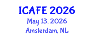 International Conference on Agricultural and Forestry Engineering (ICAFE) May 13, 2026 - Amsterdam, Netherlands