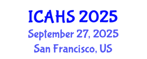 International Conference on Agricultural and Horticultural Sciences (ICAHS) September 27, 2025 - San Francisco, United States