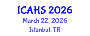 International Conference on Agricultural and Horticultural Sciences (ICAHS) March 22, 2026 - Istanbul, Turkey