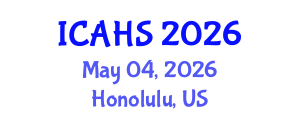 International Conference on Agricultural and Horticultural Sciences (ICAHS) May 04, 2026 - Honolulu, United States International Conference on Agricultural and Horticultural Sciences (ICAHS) May 04, 2026 - Honolulu, United States