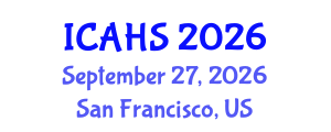 International Conference on Agricultural and Horticultural Sciences (ICAHS) September 27, 2026 - San Francisco, United States