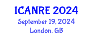 International Conference on Agricultural and Natural Resources Engineering (ICANRE) September 19, 2024 - London, United Kingdom