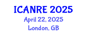 International Conference on Agricultural and Natural Resources Engineering (ICANRE) April 22, 2025 - London, United Kingdom