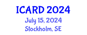 International Conference on Agricultural and Rural Development (ICARD) July 15, 2024 - Stockholm, Sweden