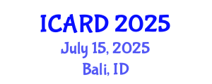 International Conference on Agricultural and Rural Development (ICARD) July 15, 2025 - Bali, Indonesia