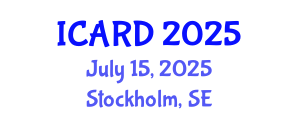 International Conference on Agricultural and Rural Development (ICARD) July 15, 2025 - Stockholm, Sweden