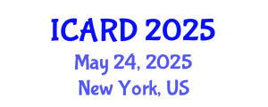 International Conference on Agricultural and Rural Development (ICARD) May 24, 2025 - New York, United States