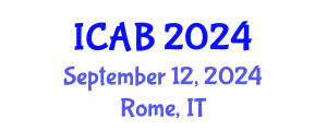 International Conference on Agricultural Biodiversity (ICAB) September 12, 2024 - Rome, Italy