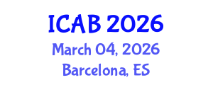 International Conference on Agricultural Biodiversity (ICAB) March 04, 2026 - Barcelona, Spain