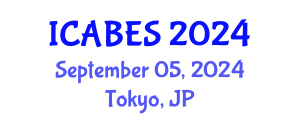 International Conference on Agricultural, Biological and Ecosystems Sciences (ICABES) September 05, 2024 - Tokyo, Japan