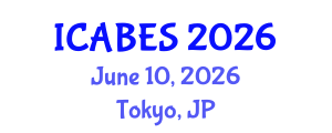 International Conference on Agricultural, Biological and Ecosystems Sciences (ICABES) June 10, 2026 - Tokyo, Japan