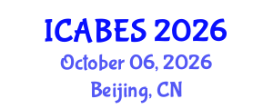 International Conference on Agricultural, Biological and Ecosystems Sciences (ICABES) October 06, 2026 - Beijing, China