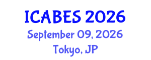 International Conference on Agricultural, Biological and Ecosystems Sciences (ICABES) September 09, 2026 - Tokyo, Japan