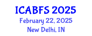International Conference on Agricultural Biotechnology and Food Security (ICABFS) February 22, 2025 - New Delhi, India