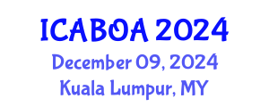 International Conference on Agricultural Biotechnology and Organic Agriculture (ICABOA) December 09, 2024 - Kuala Lumpur, Malaysia