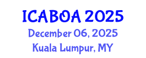 International Conference on Agricultural Biotechnology and Organic Agriculture (ICABOA) December 06, 2025 - Kuala Lumpur, Malaysia