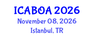 International Conference on Agricultural Biotechnology and Organic Agriculture (ICABOA) November 08, 2026 - Istanbul, Turkey