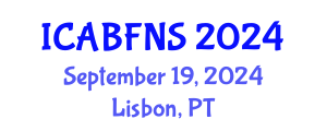 International Conference on Agricultural Biotechnology, Food and Nutritional Sciences (ICABFNS) September 19, 2024 - Lisbon, Portugal